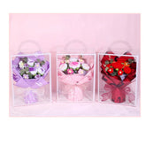 Ligh Up Crochet Flower Bouquets For Gift